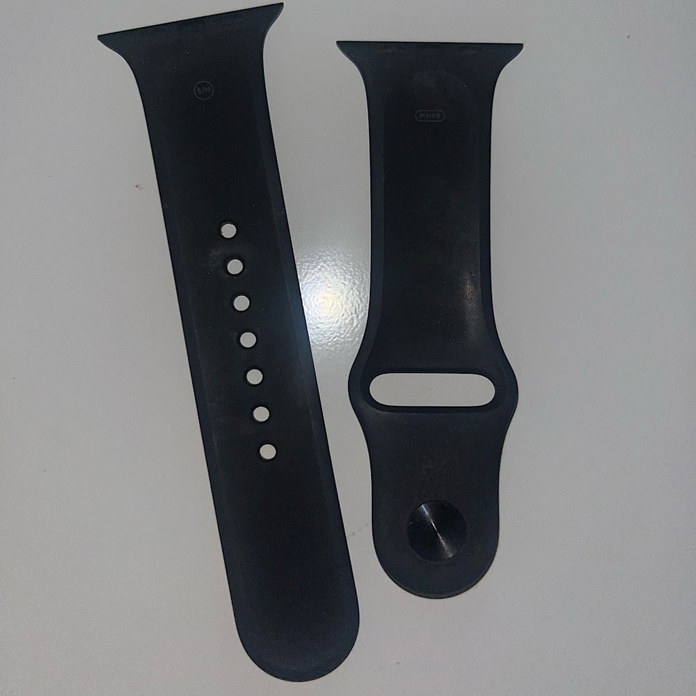 Black Silicone Straps for Apple Watch